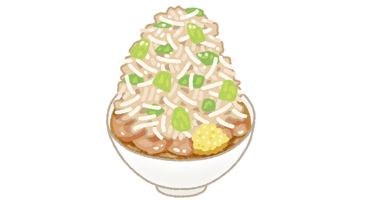 もやしがたくさん乗ったラーメン