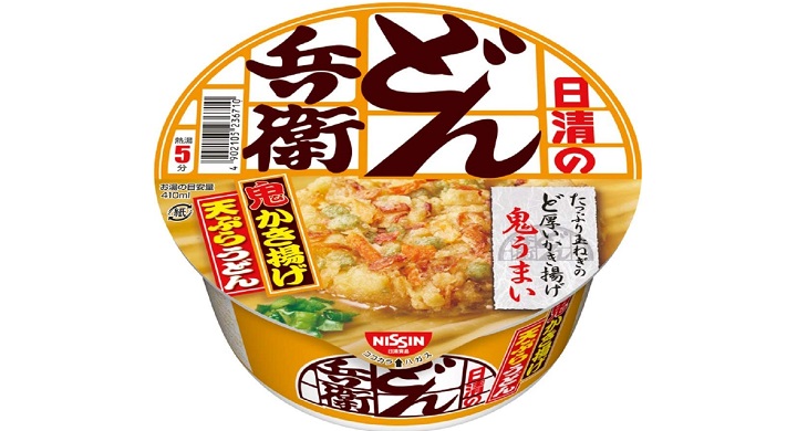 日清のどん兵衛 かき揚げ天ぷらうどん