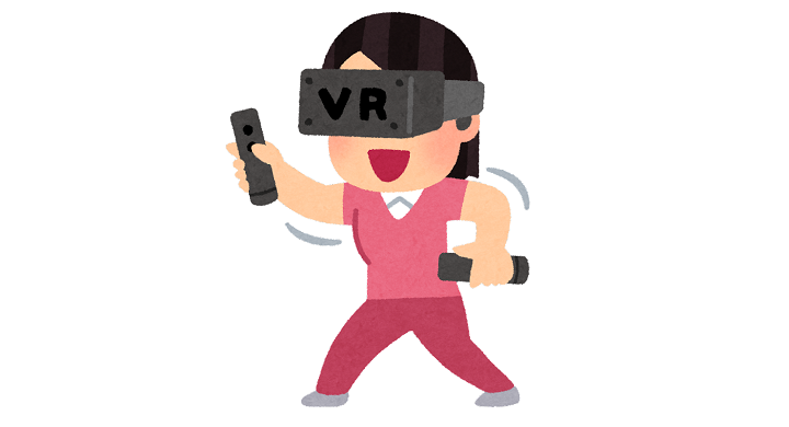 VRゲームをプレイする人